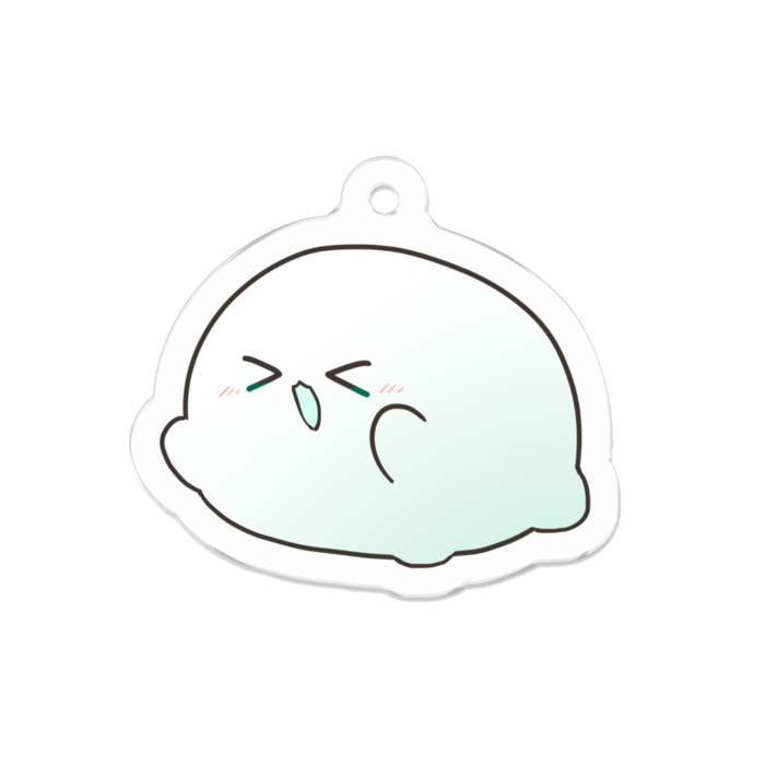 アクリルキーホルダー（コーティング） - 50 x 50 (mm)