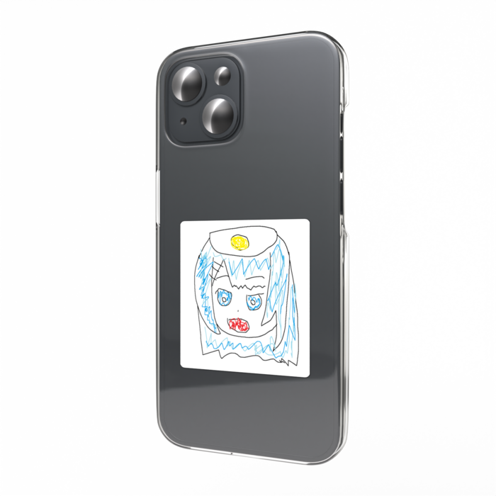 スマホステッカー （絵がうまい）- 縦