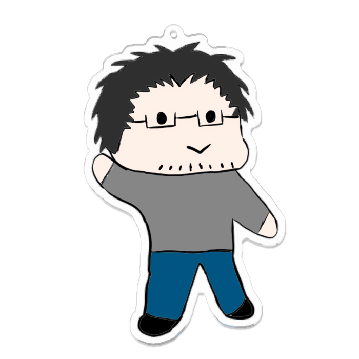 アクリルキーホルダー - 100 x 100 (mm)