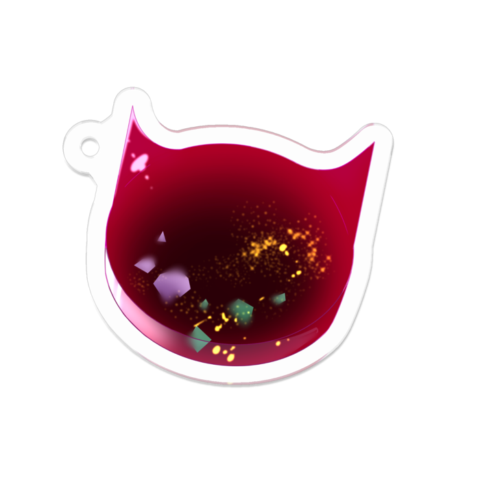 アクリルキーホルダー - 50 x 50 (mm)