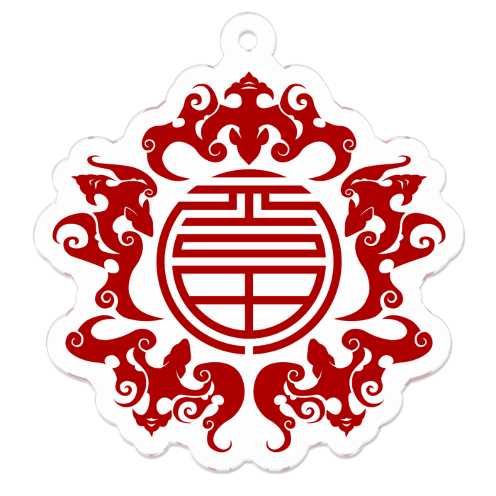 アクリルキーホルダー - 50 x 50 (mm)