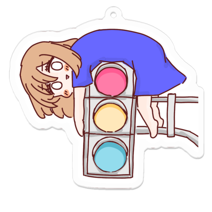 アクリルキーホルダー - 70 x 70 (mm)