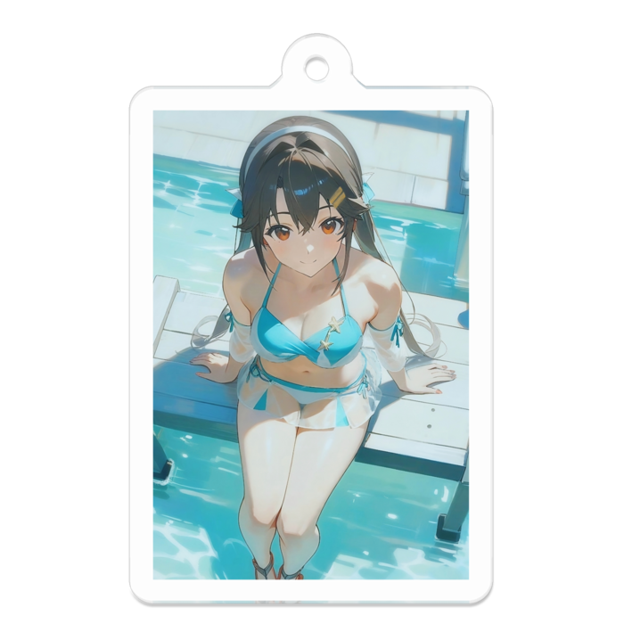 アクリルキーホルダー - 50 x 50 (mm)