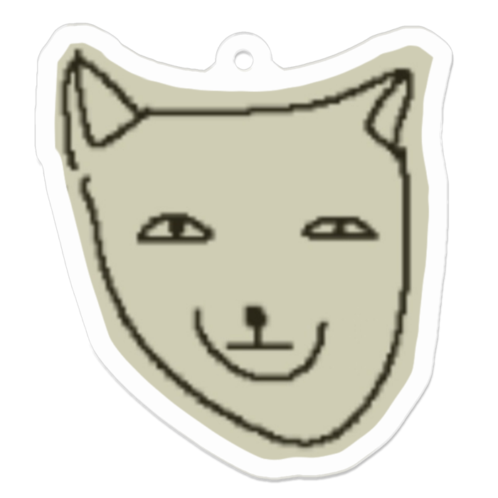 アクリルキーホルダー - 50 x 50 (mm)