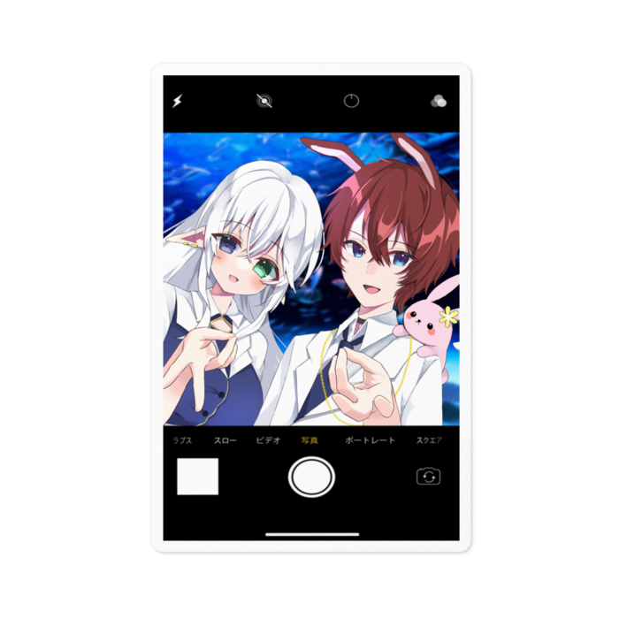 ステッカー - 100 x 100 (mm)
