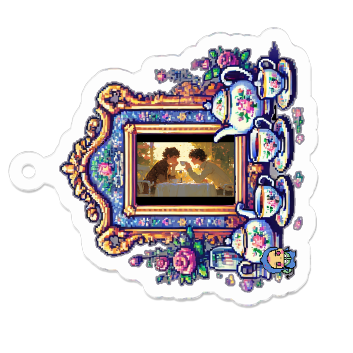アクリルキーホルダー - 50 x 50 (mm)
