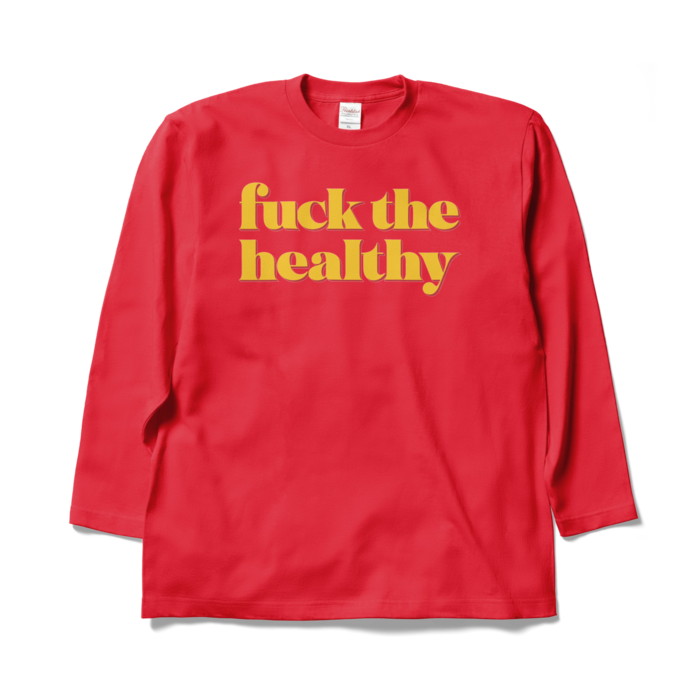 ロングスリーブTシャツ - XL - レッド
