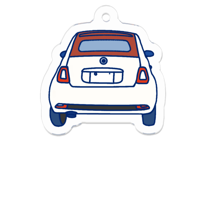 アクリルキーホルダー - 50 x 50 (mm)