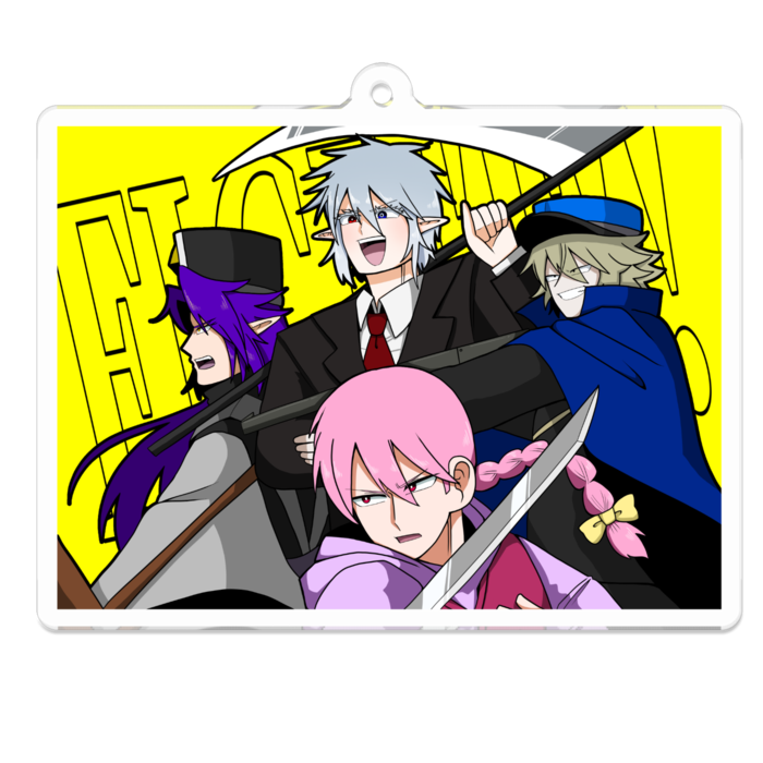アクリルキーホルダー - 70 x 70 (mm)