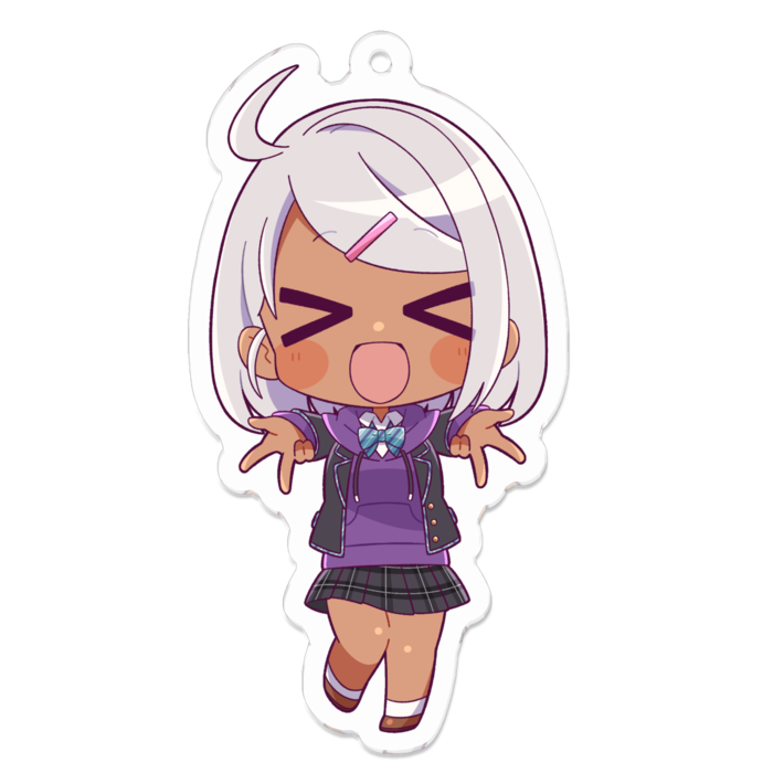 アクリルキーホルダー（コーティング） - 70 x 70 (mm)