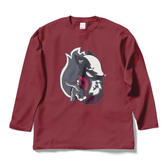 ロングスリーブTシャツ - L - バーガンディ