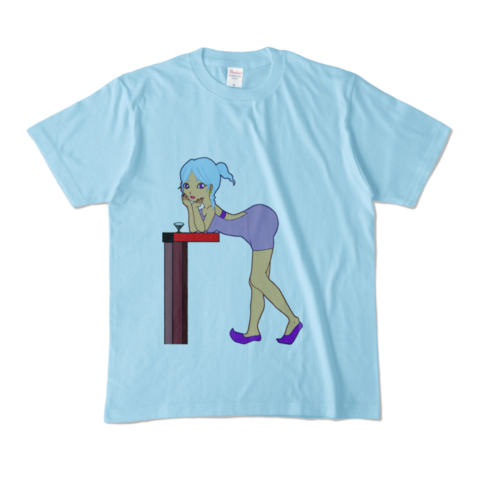 カラーTシャツ - M - ライトブルー (淡色)