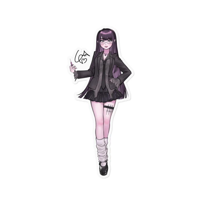 全身イラストステッカー  160 x 160 (mm)(1)
