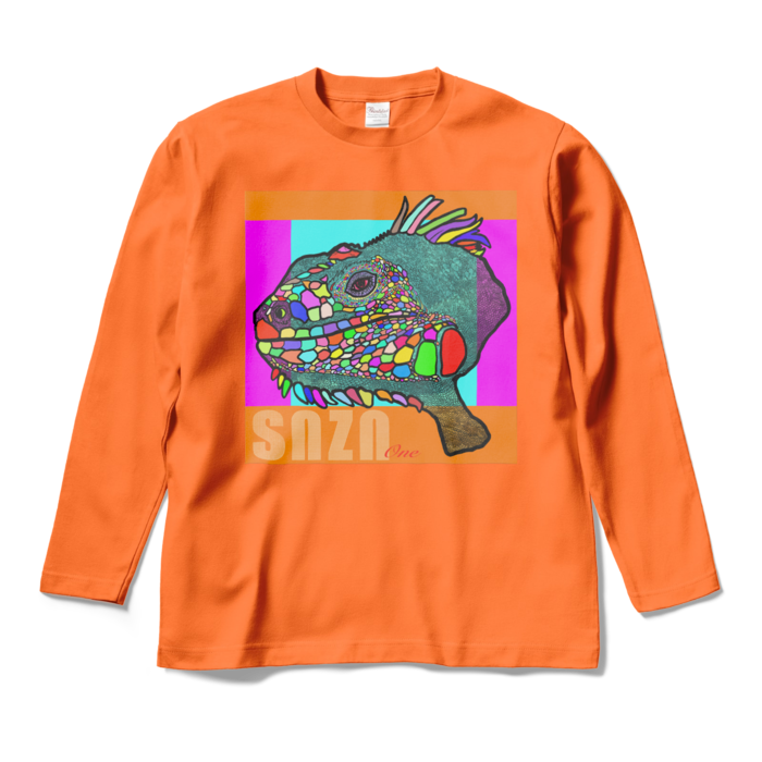 ロングスリーブTシャツ - M - オレンジ