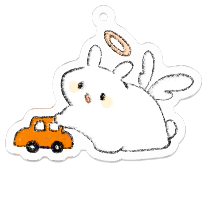 アクリルキーホルダー - 50 x 50 (mm)