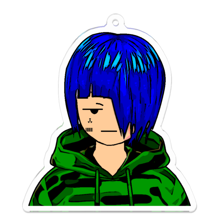 アクリルキーホルダー - 70 x 70 (mm)
