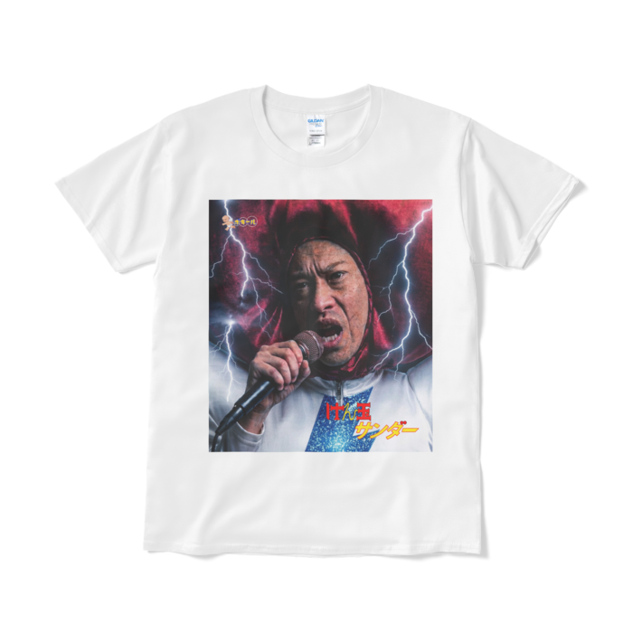 「けん玉サンダー」Tシャツ - L - ホワイト