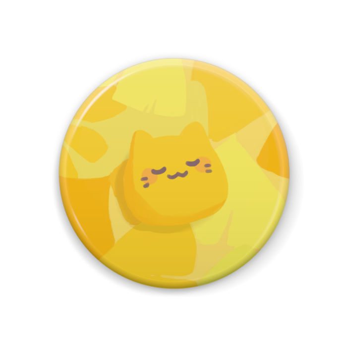 秋にゃんぷっぷー缶バッジ - 44mm