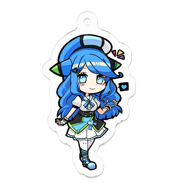 アクリルキーホルダー - 50 x 50 (mm)