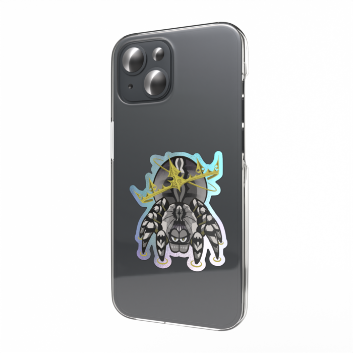 オーロラスマホステッカー - 縦