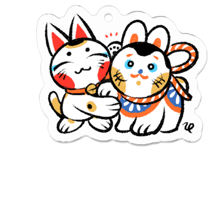 アクリルキーホルダー - 50 x 50 (mm)
