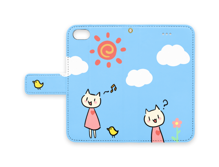 なにもかんがえていないねこのiphoneケース おふとんにかえりたい Booth