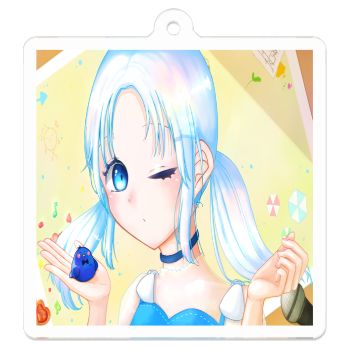 アクリルキーホルダー - 50 x 50 (mm)