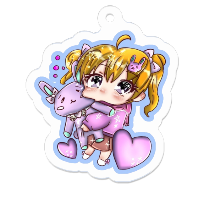 アクリルキーホルダー - 50 x 50 (mm)