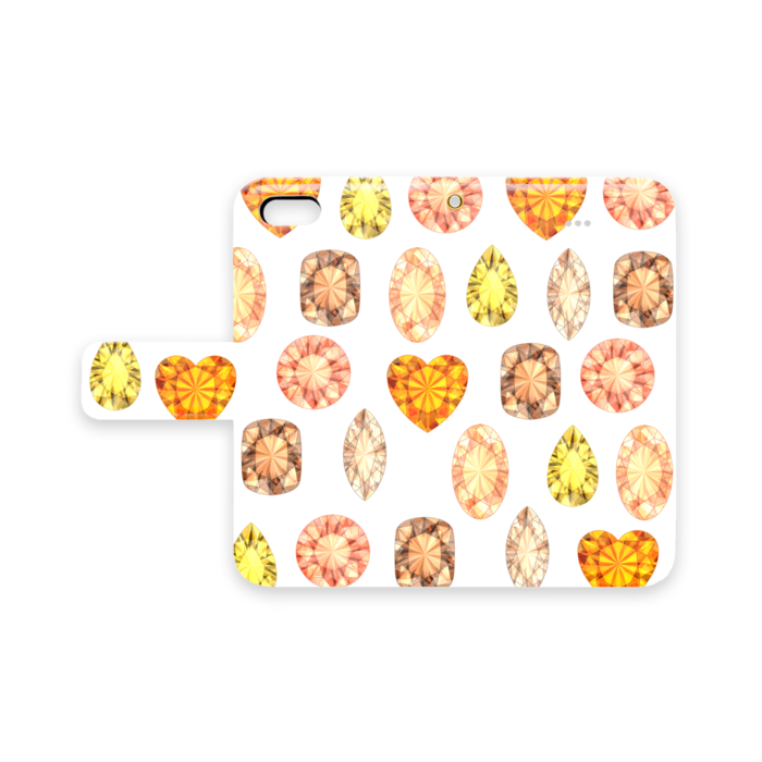 手帳型iPhoneケース - iPhone 5 / 5s / SE - ストラップ穴 あり