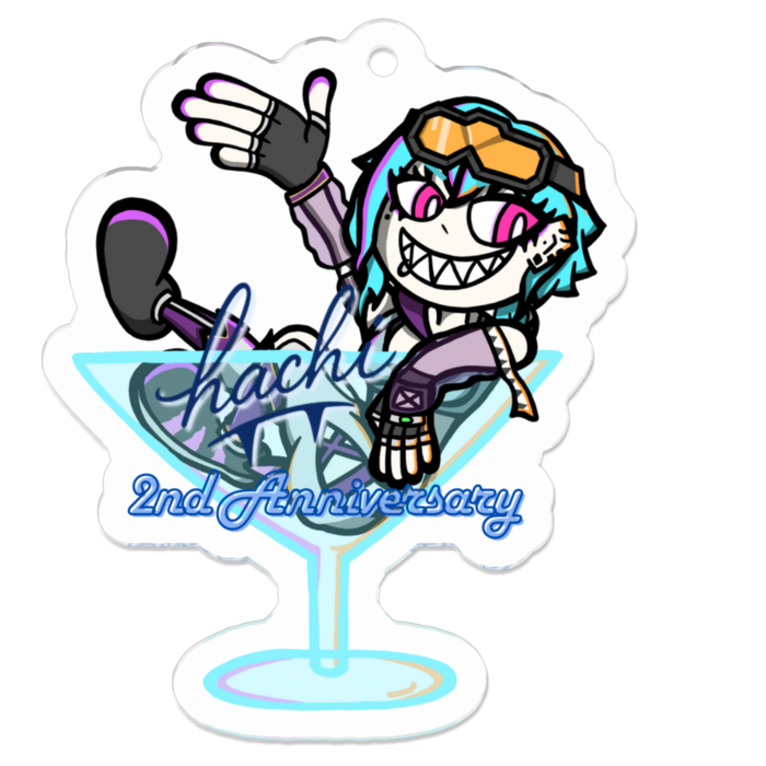 アクリルキーホルダー - 50 x 50 (mm)