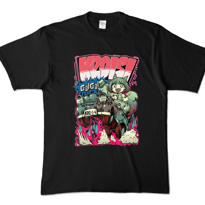 カラーTシャツ - XL - ブラック (濃色)