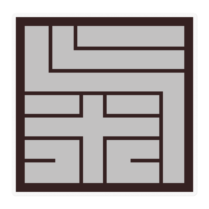 ステッカー - 100 x 100 (mm)