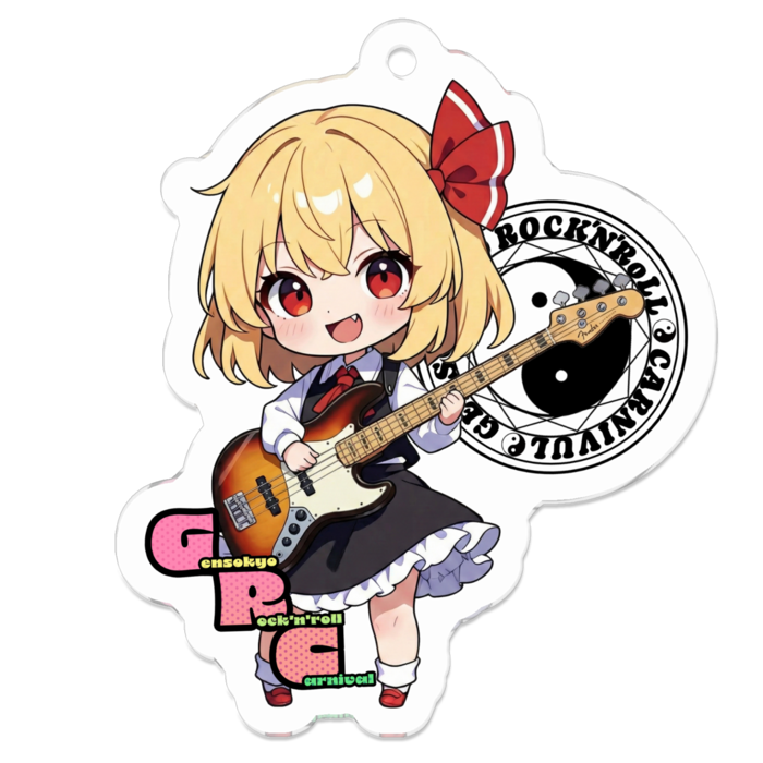 アクリルキーホルダー - 50 x 50 (mm)