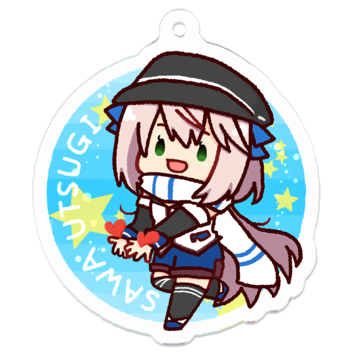 アクリルキーホルダー - 50 x 50 (mm)