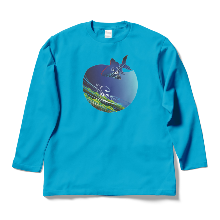 ロングスリーブTシャツ - L - ターコイズ