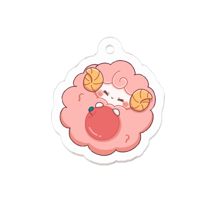 アクリルキーホルダー - 50 x 50 (mm)