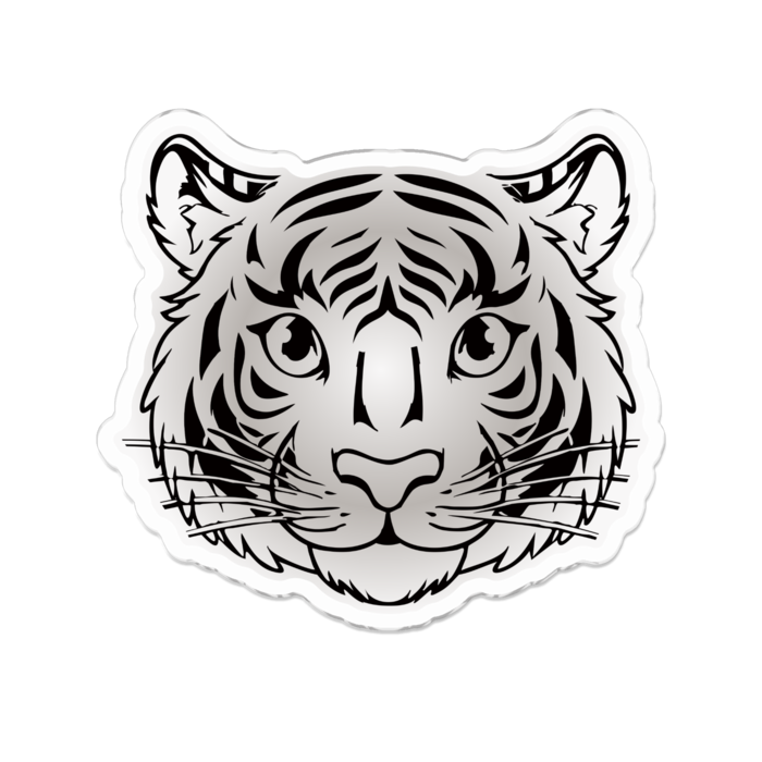 アクリルバッジ - 70 x 70 (mm)