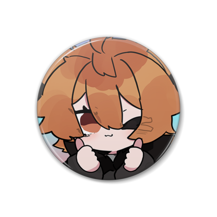 ないたそ缶バッチ