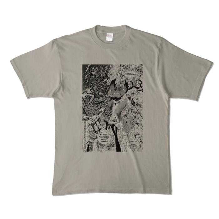 カラーTシャツ - XL - シルバーグレー (淡色)