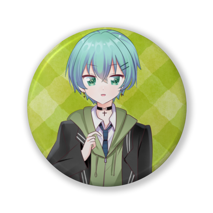 朱音くん 等身 缶バッチ (Birthday goods 2023)