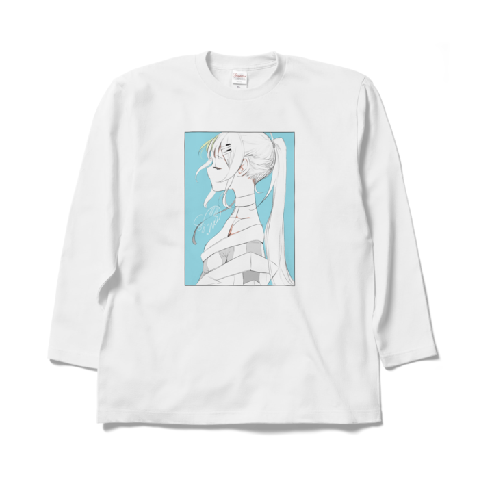 【XL / ホワイト】春めきロングTシャツ