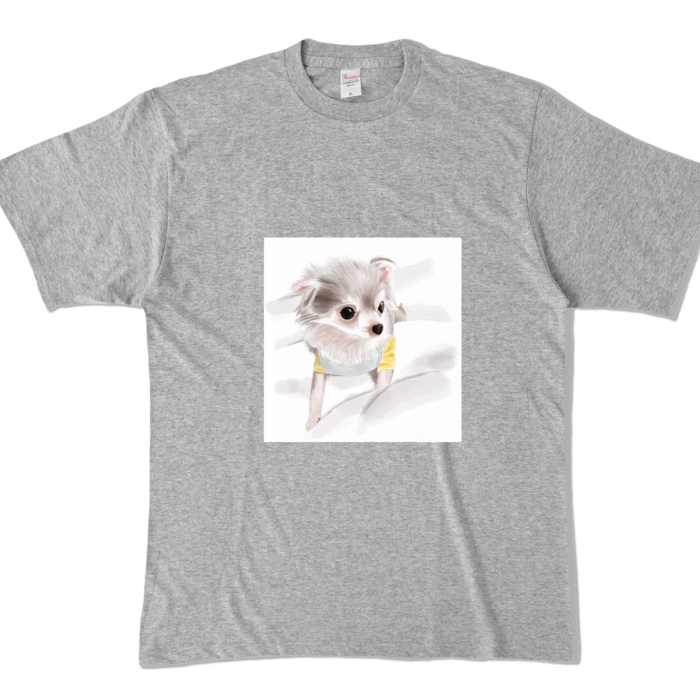 カラーTシャツ - XL - 杢グレー (濃色)