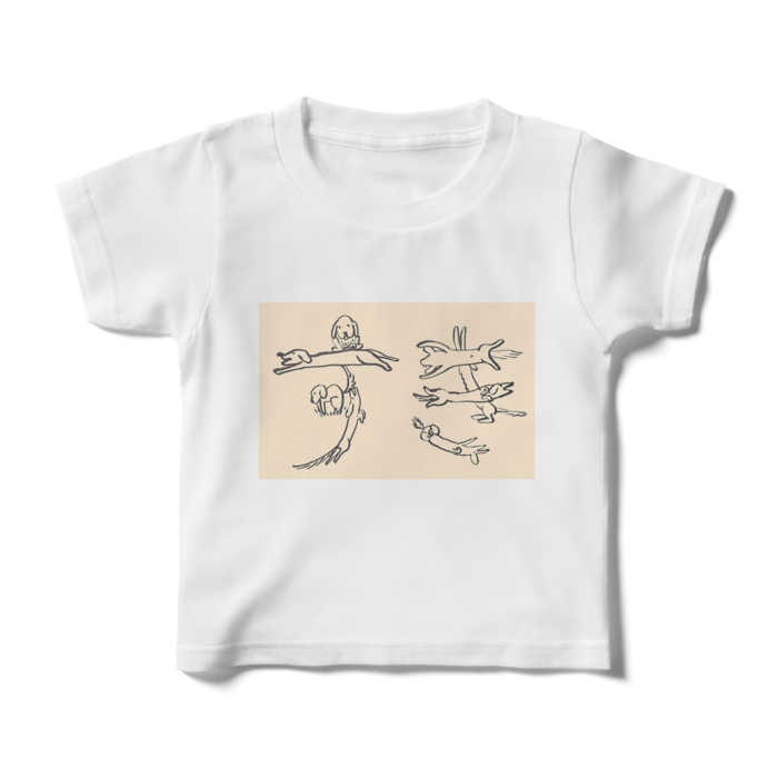 キッズTシャツ - 100cm - 正面