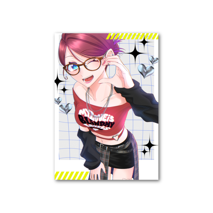 フォト風カード - 縦 - 片面