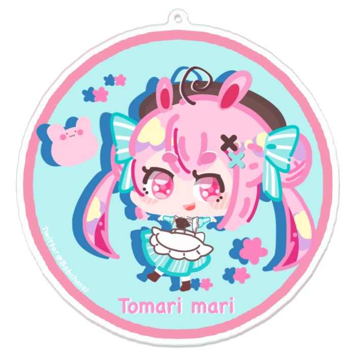 アクリルキーホルダー - 100 x 100 (mm)