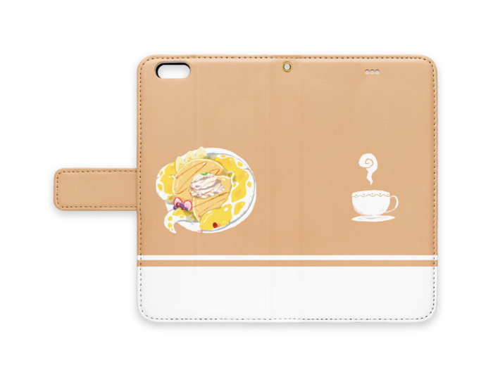 手帳型iPhoneケース - iPhone 6 Plus / 6s Plus - ストラップ穴 あり