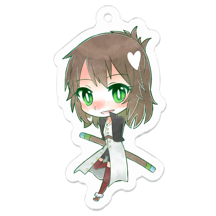 アクリルキーホルダー - 50 x 50 (mm)