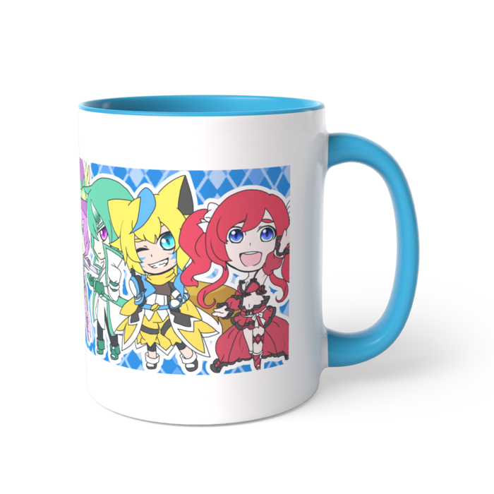 ツートンカラーマグカップ - 直径 8.2cm / 高さ 9.5cm