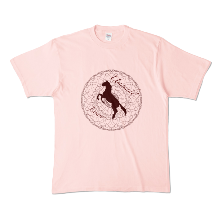 カラーTシャツ - XL - ライトピンク (淡色)