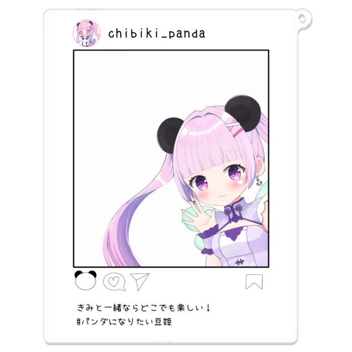 アクリルキーホルダー - 100 x 100 (mm)